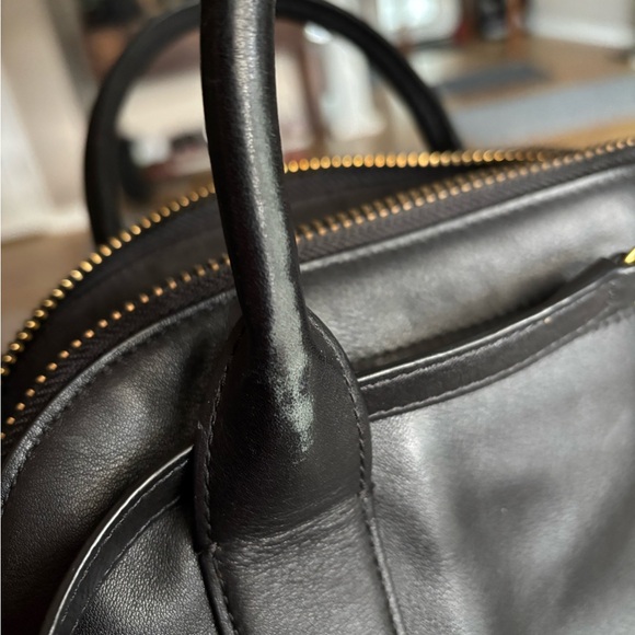 COACH Black Bleecker Mini Preston satchel/crossbody - Picture 5 of 9